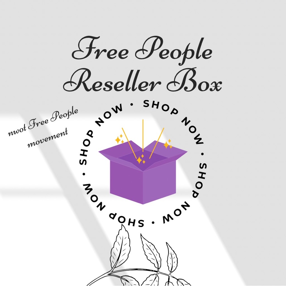 NWOT/ NWT Free People Reseller box🎉